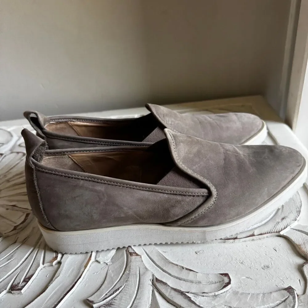 Everlane The Nubuck Street Shoe in Grey Taupe Women's Size 9.5 Leather